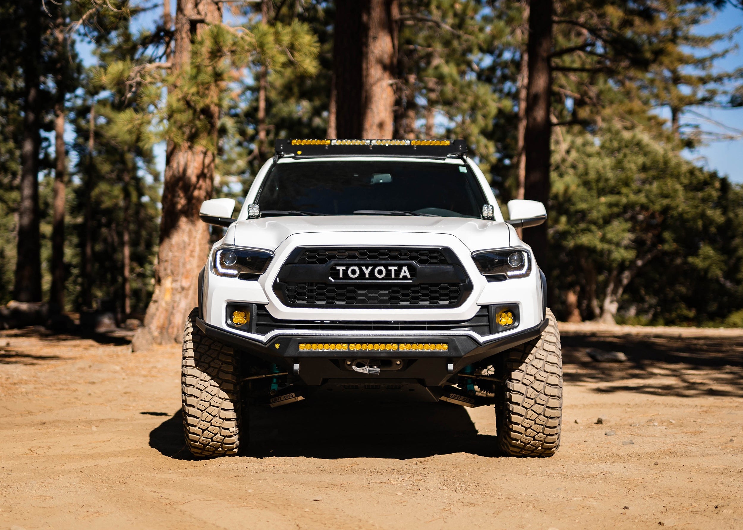 2016–2023 Toyota Tacoma with Saints Offroad Alpha Front Bumper