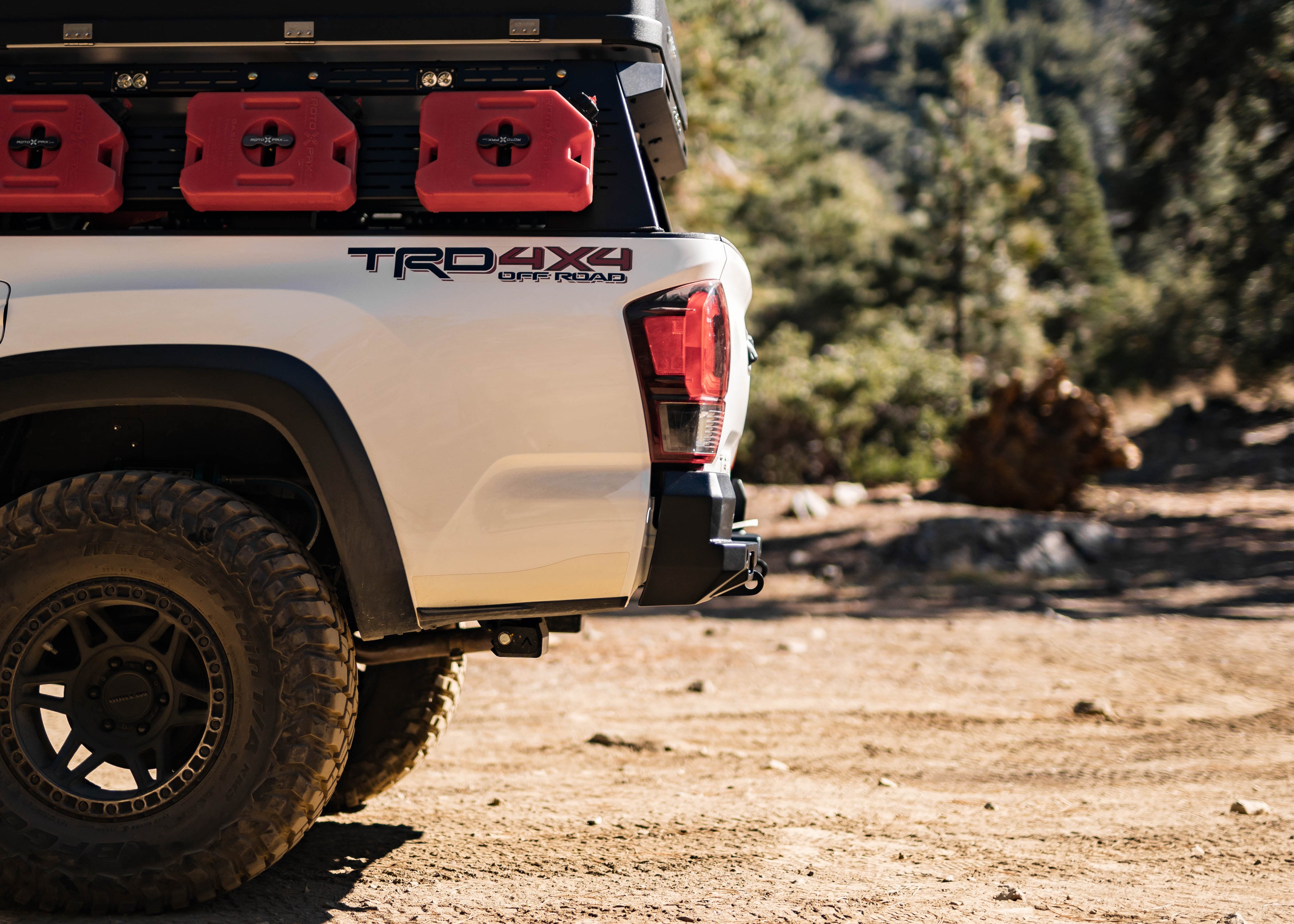 Toyota Tacoma Foxtrot Rear Bumper, side angle