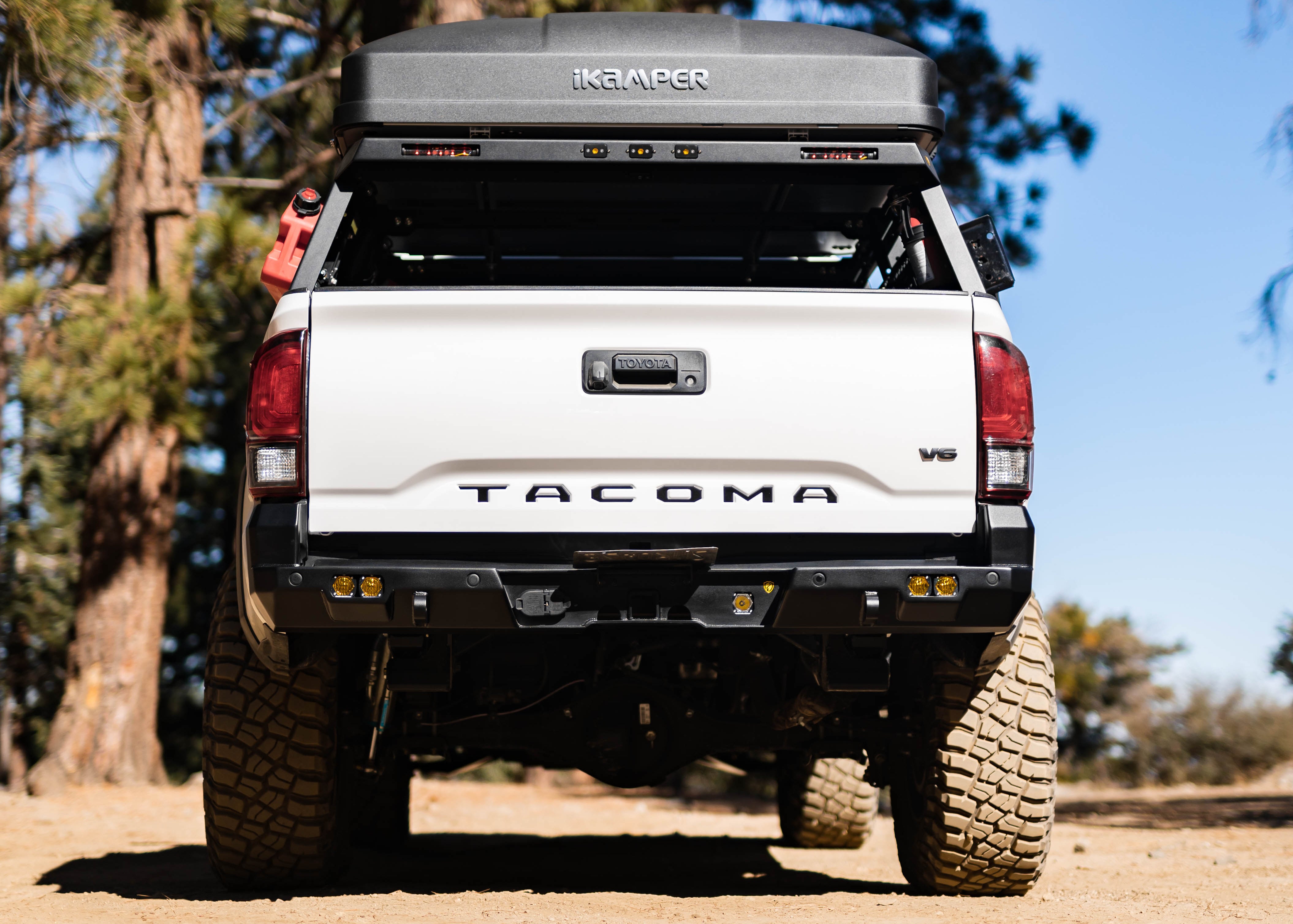 2016–2023 Toyota Tacoma with Saints Offroad Foxtrot Rear Bumper