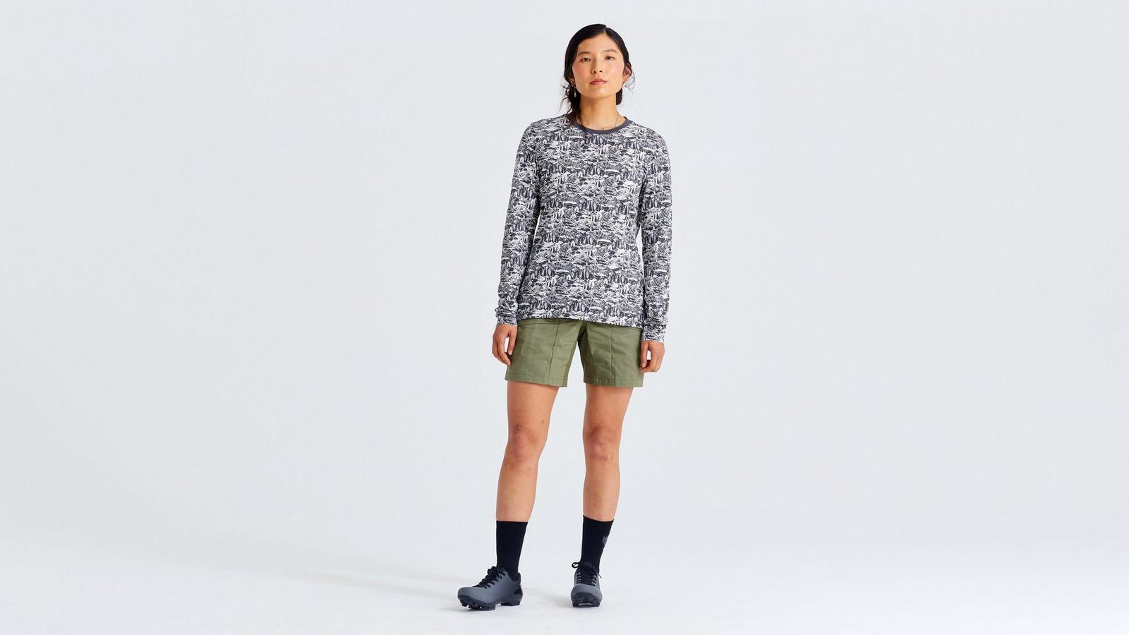 Women's Specialized/Fjällräven Cotton Caliswe Long Sleeve Tee