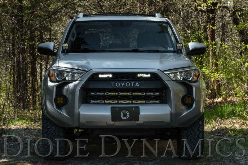Diode Dynamics 14-21 Toyota 4Runner Stage Series SAE/DOT LED Lightbar Kit - Amber SAE/DOT Wide