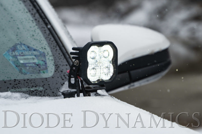Diode Dynamics 10-21 Toyota 4Runner Stage Series 2in LED Ditch Light Kit - Pro White Combo