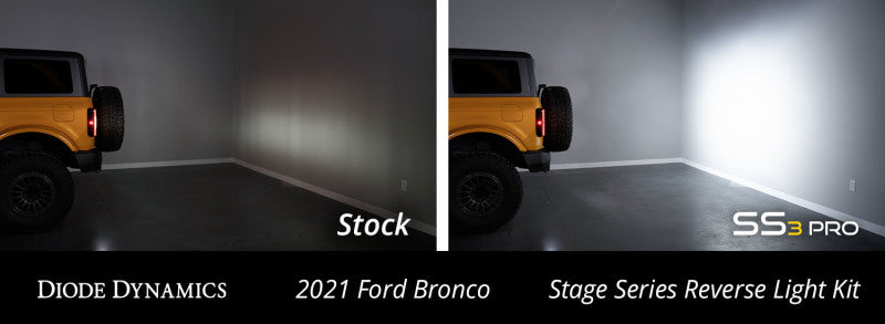 Diode Dynamics 21-22 Ford Bronco C1 Sport Stage Series Reverse Light Kit