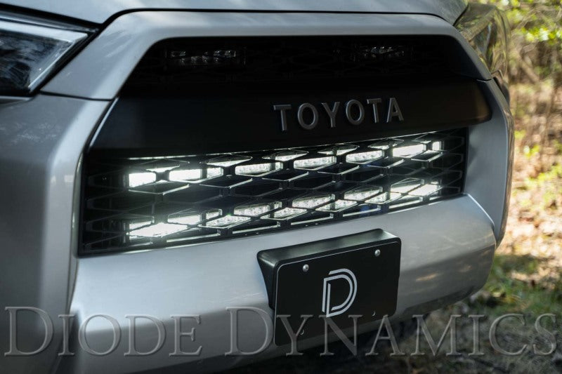 Diode Dynamics 14-19 Toyota 4Runner SS30 Dual Stealth Lightbar Kit - White Driving