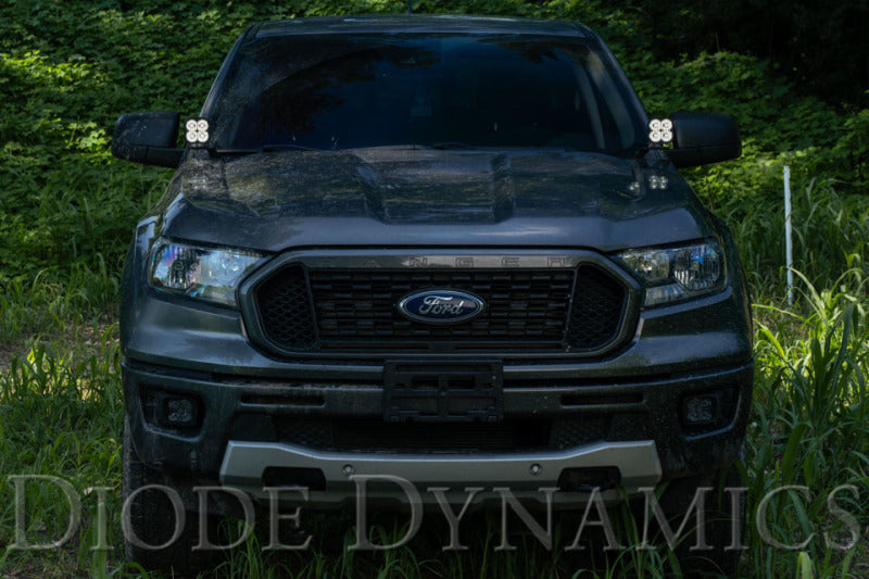 Diode Dynamics 19-21 Ford Ranger Stage Series 2in LED Ditch Light Kit - Pro White Combo